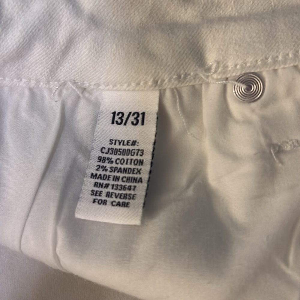 White Celebrity Pink Jean Shorts - Picture 5 of 6